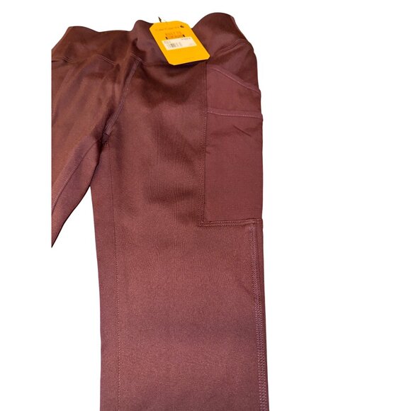 Carhartt Womens Fitted Stretch Work Pants In Deep Purple/Maroon Size XS - Picture 8 of 12